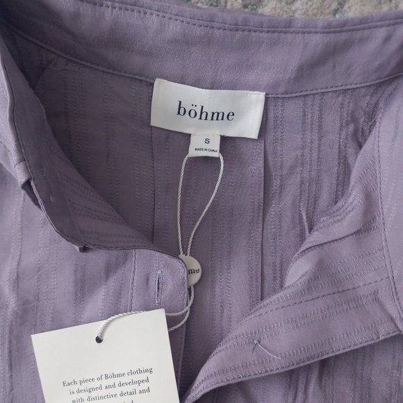 Ruby Button Down Top - Picture 3 of 4